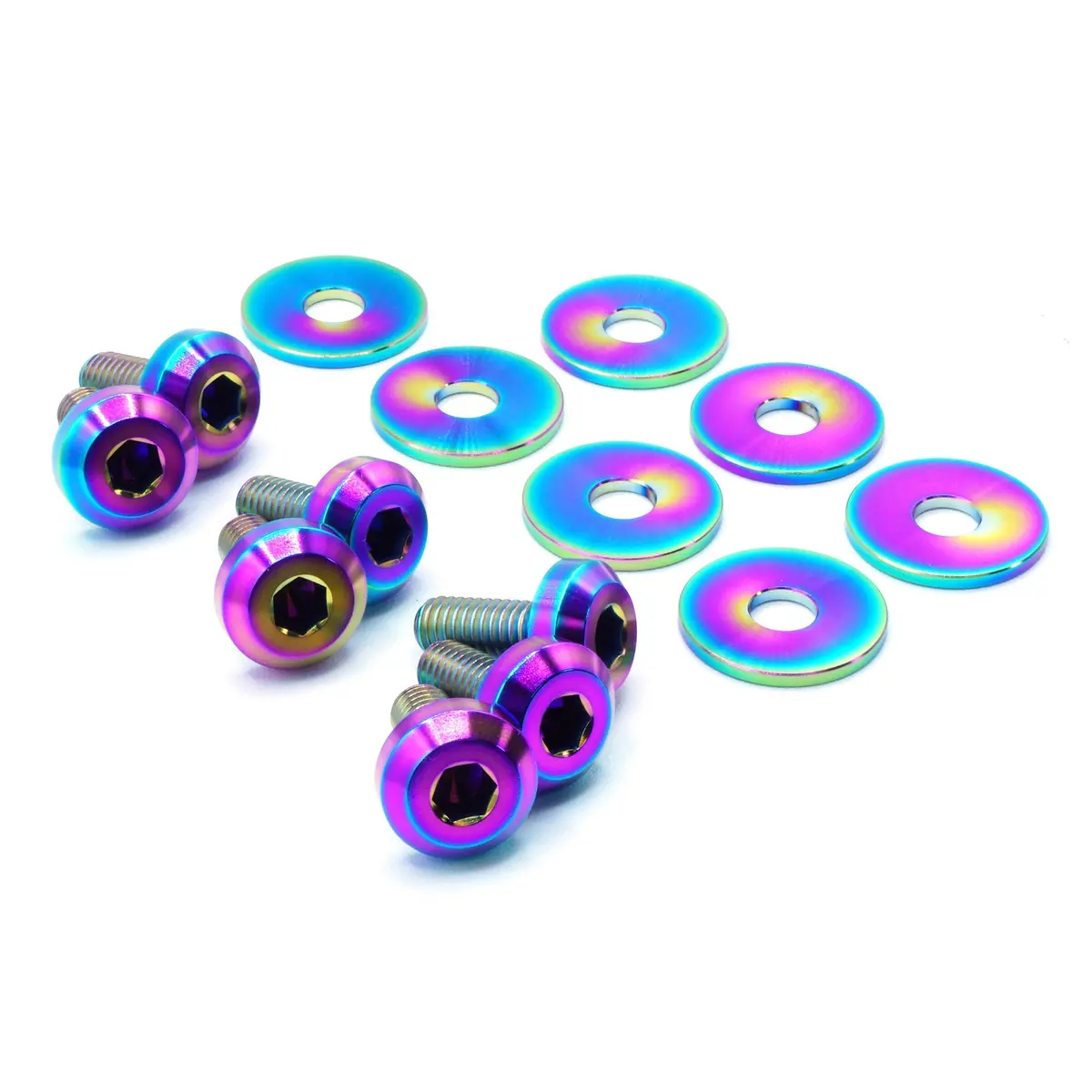 Dress Up Bolts Titanium Hardware Hood Kit For 99-09 Honda S2000 [Ap1/2] 1