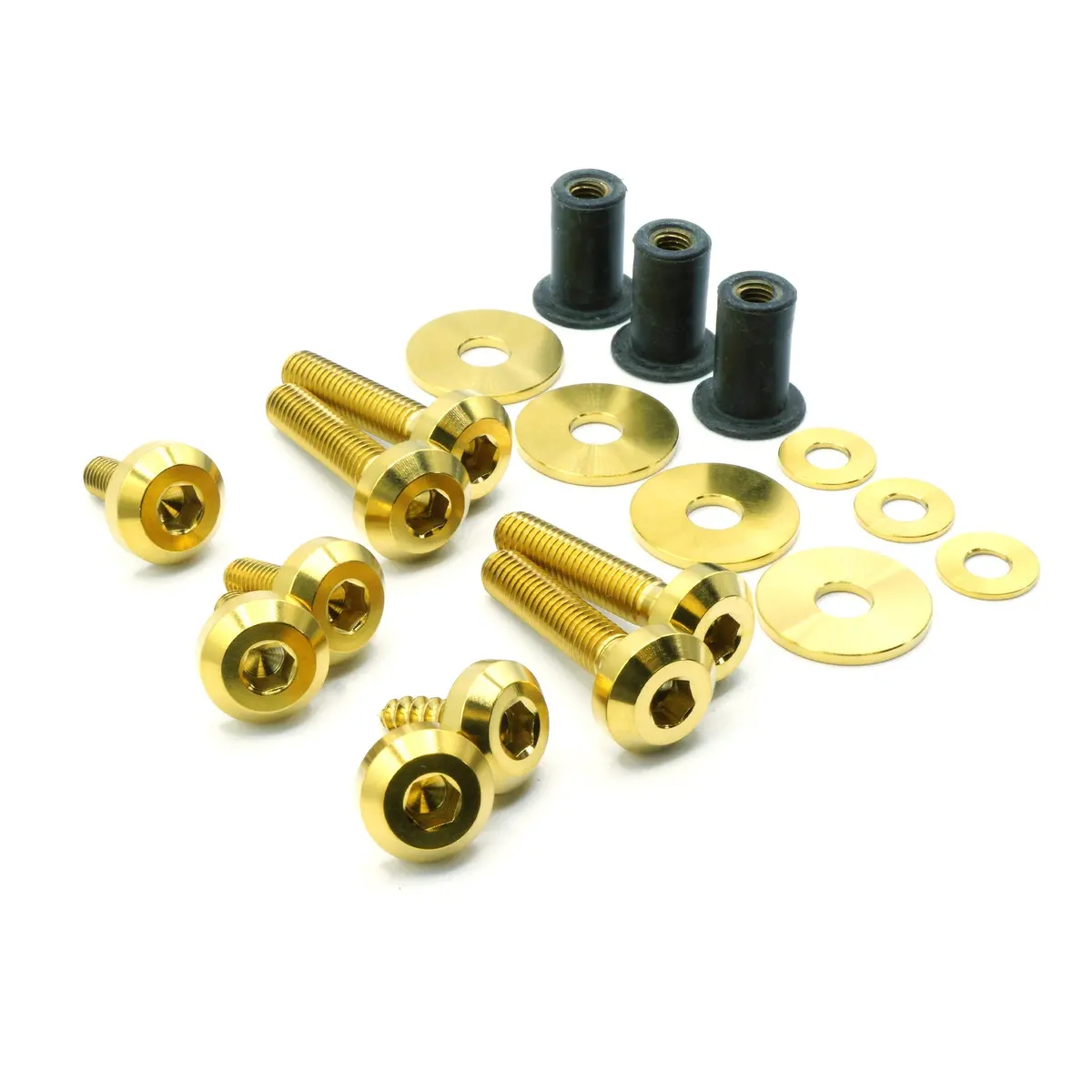 Dress Up Bolts Titanium Hardware Trunk Kit For 99-09 Honda S2000 [Ap1/2] 1