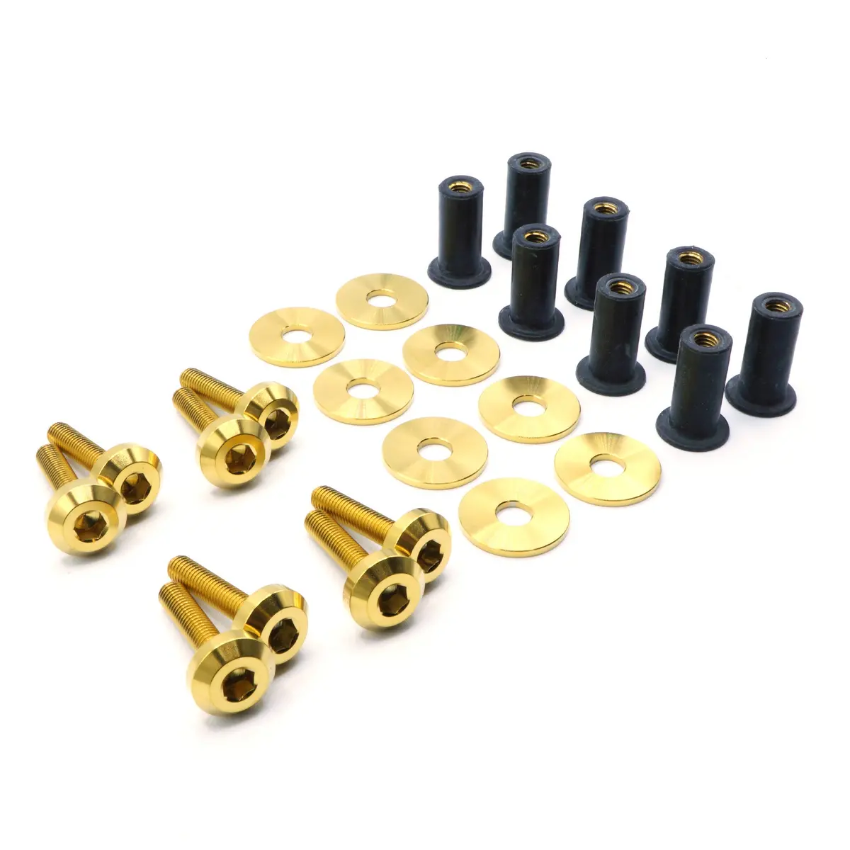Dress Up Bolts Titanium Hardware Plastic Clip Delete Kit For 12-15 Honda Civic Si [Fg4/Fb6] 1
