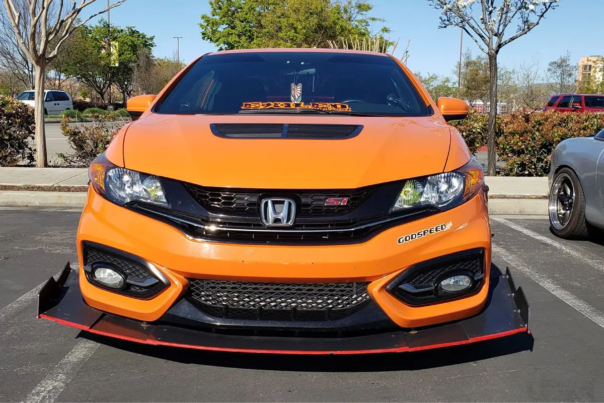 Epsilon+ Front Splitter For 14-15 Honda Civic Si Coupe [Fg4] 1