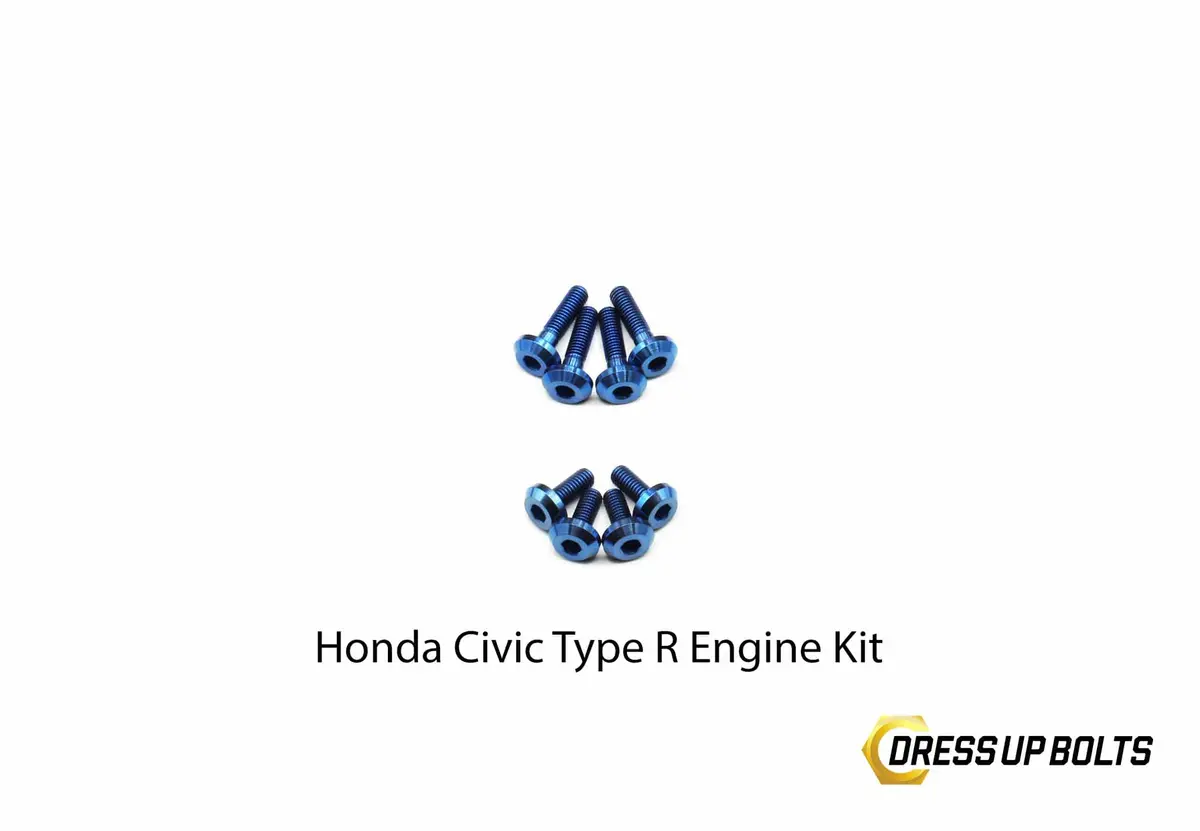 Dress Up Bolts Titanium Hardware Engine Bay Kit For K20c1/8 [Fk8/Fl5/De5] 4