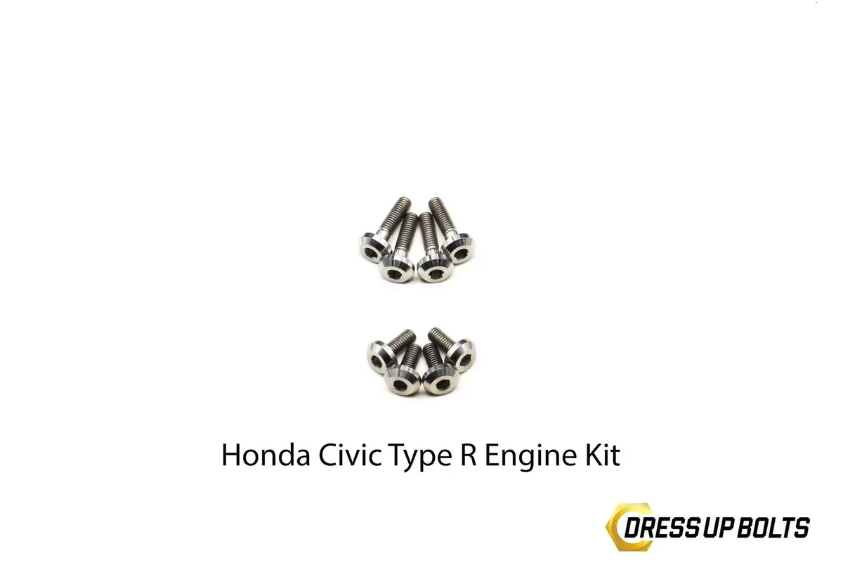 Dress Up Bolts Titanium Hardware Engine Bay Kit For K20c1/8 [Fk8/Fl5/De5] 6