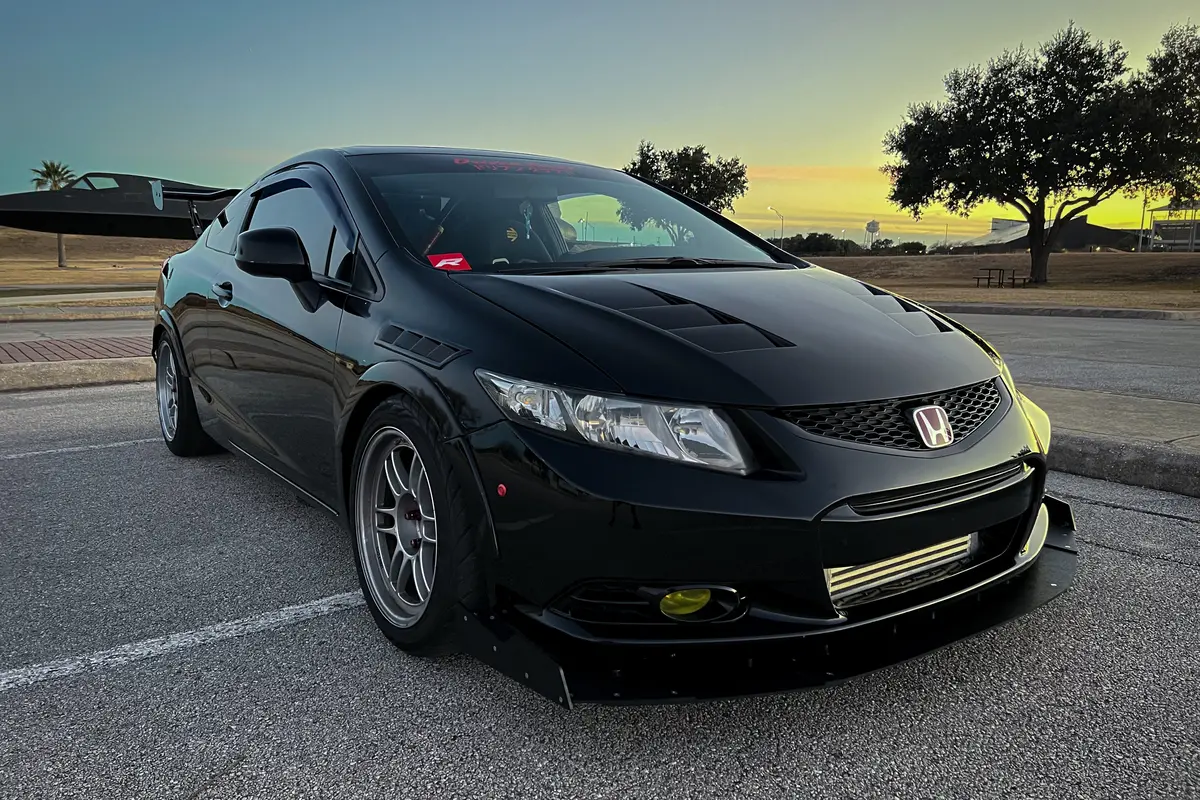 Epsilon+ Front Splitter 12-13  Honda Civic Si Coupe [Fg4] 1