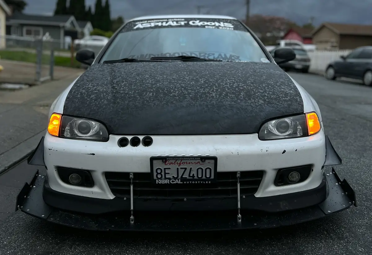 Epsilon+ Front Splitter For 92-95 Honda Civic [Eg] 1