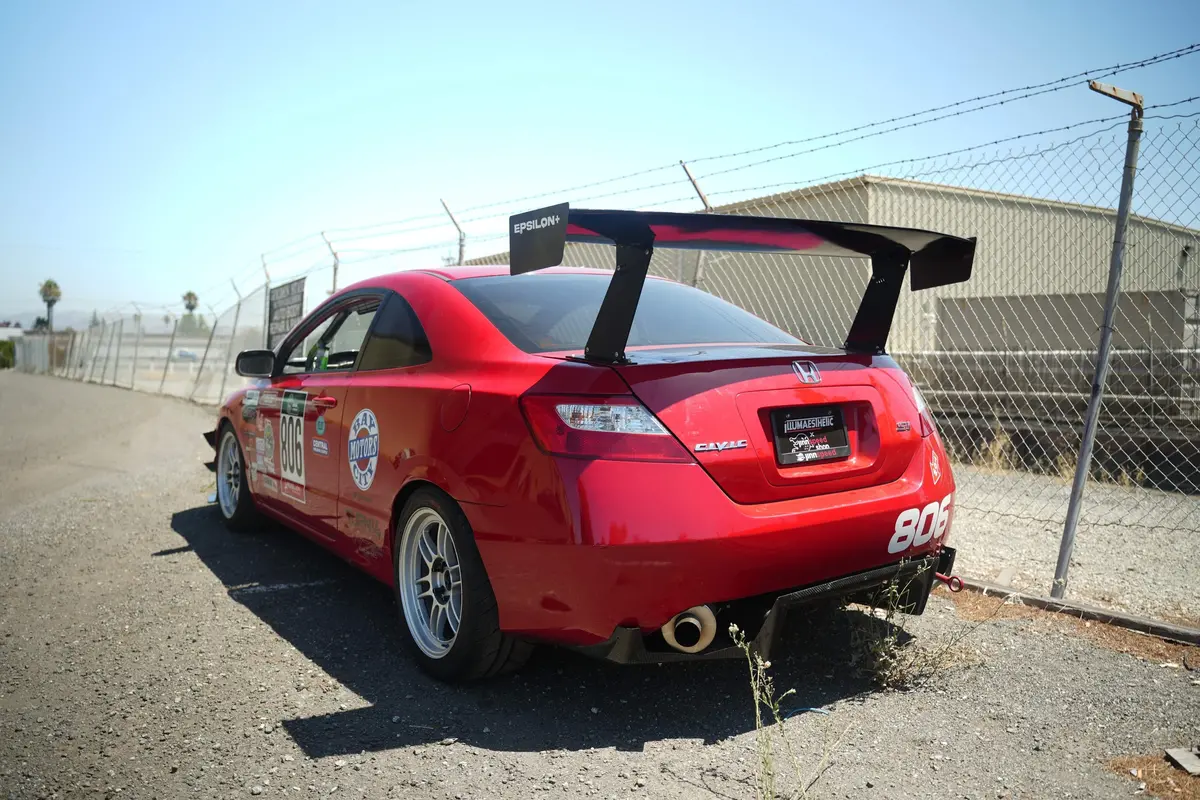 Epsilon+ Gt Wing For 06-11 Honda Civic Coupe [Fg2] 1