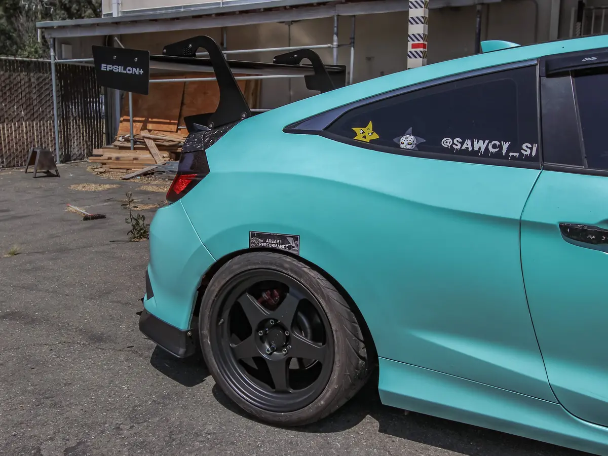 Epsilon+ Gt Wing For 17-20 Honda Civic Si Coupe [Fc3] 1