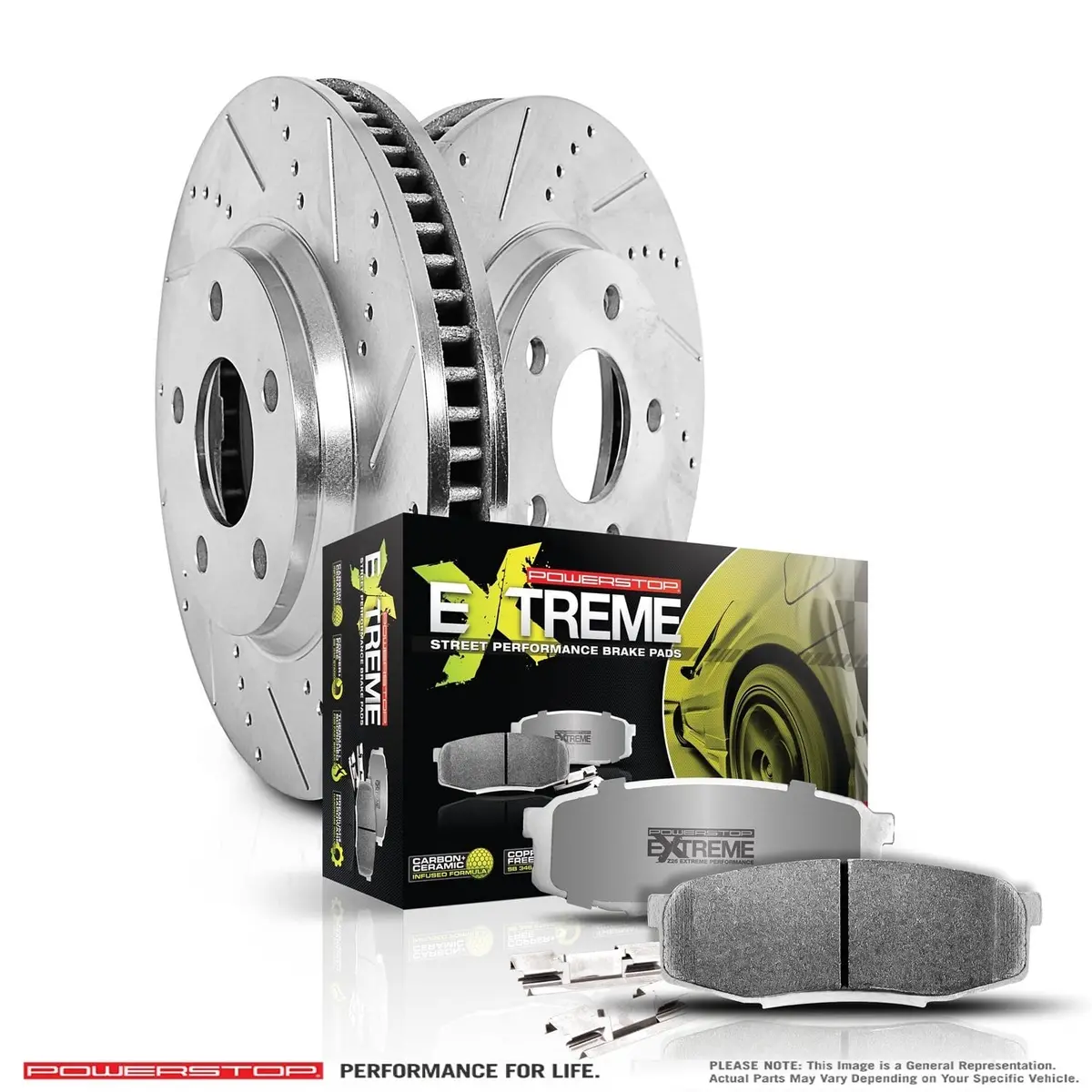 Z26 Street Warrior Front Brake Kit For 2016+ Honda Civic Non-Si 1