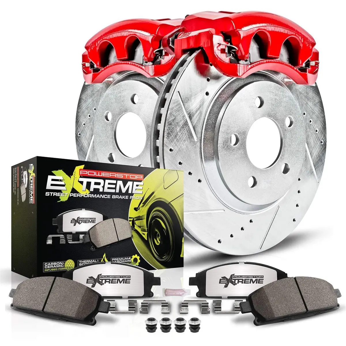 Z26 Street Warrior Front Brake Upgrade For 2016+ Honda Civic Non-Si 1