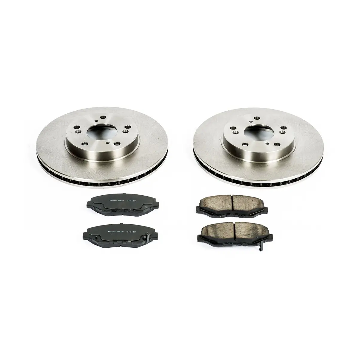 Autospecialty Stock Replacement Brake Kit For 2016+ Honda Civic Non-Si 1