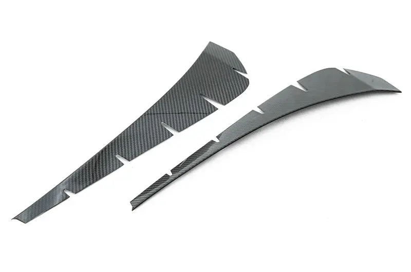 Olm Carbon Fiber Front Fender Vent Insert - 2017-2021 Honda Civic Type R Fk8 2