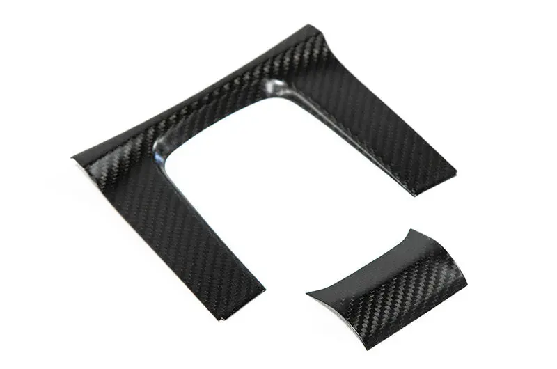 Olm Carbon Fiber Shifter Panel Cover (Matte Finish) - 2016-2021 Honda Civic 1