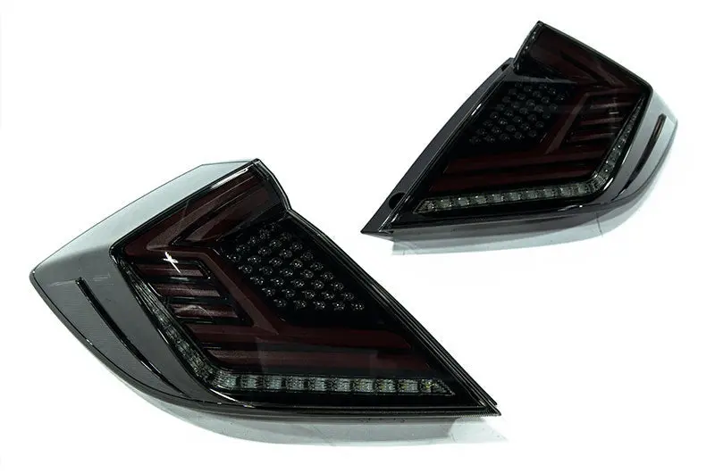 Olm Select V1 Pulse Led Taillights - 16-21 Honda Civic Hatchback 2