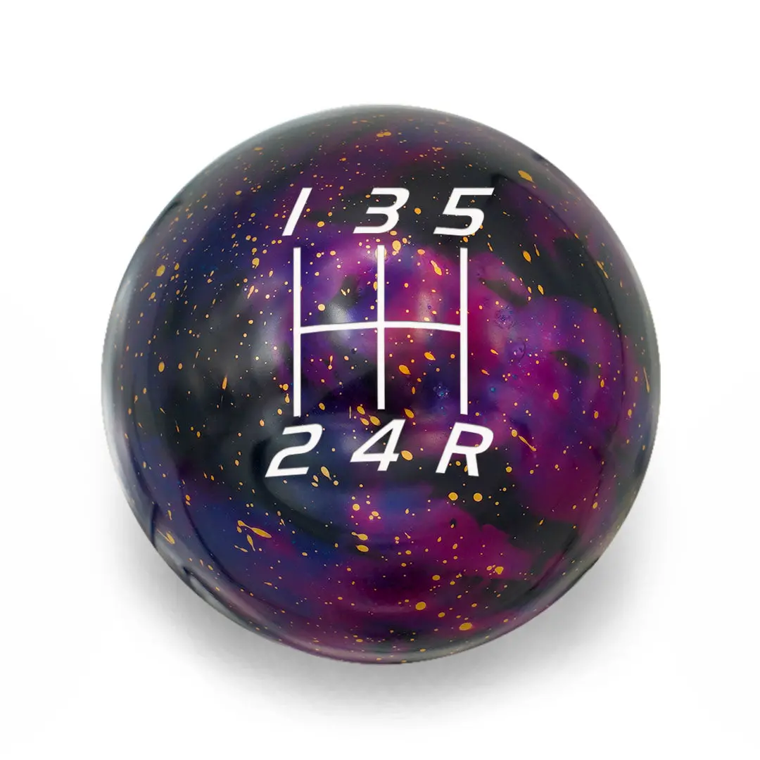 Billetworkz Cosmic Space Shift Knob - 5 Speed Velocity Engraving - Acura Fitment 1