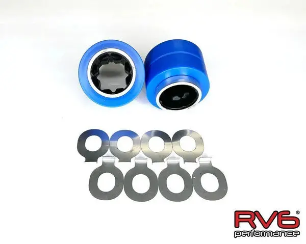 Rv6 Solid Front Compliance Mount Bushings & Shims V2 Replacement Kit For 2016+ Civic / 2018+ Accord 1
