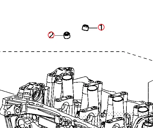 Honda Genuine Replacement Valve Stem Seals For 2022+ Honda Civic Si 1