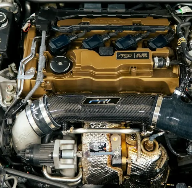 2023+ Honda Civic Type-R Fl5 / 2024+ Acura Integra Type-S De5 Titanium Or Carbon Fiber Turbocharger Inlet Pipe Kit 1