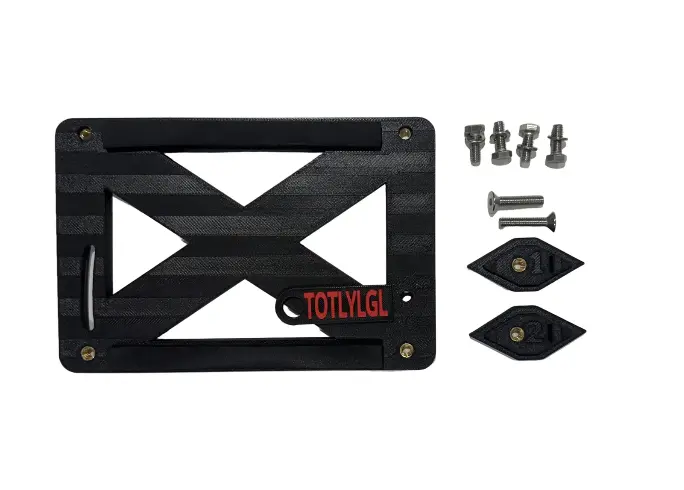 Totlylgl No-Drill Front License Plate Mount For 23+ Honda Civic Type R V2 1