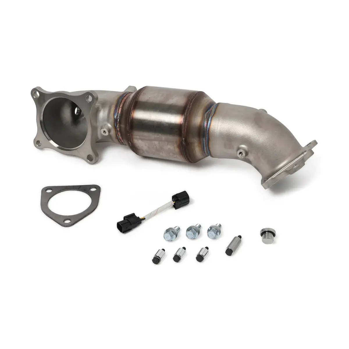 High Efficiency Downpipe Upgrade For 2017+, 2023+ Honda Civic Type R Fk8 Fl5 2.0T & 2024+ Acura Integra Type S 2.0T De5 1