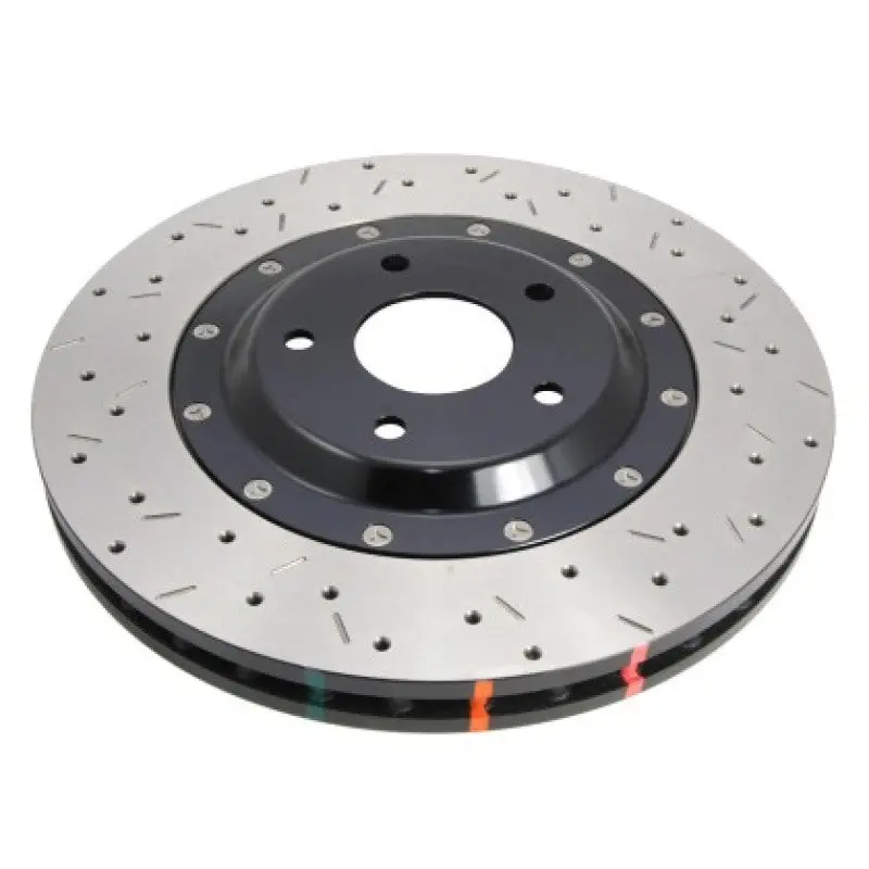 Dba 2020+ Chevrolet Corvette C8 Z51 Front 2-Piece Cross Drilled 5000 Series Rotor 1