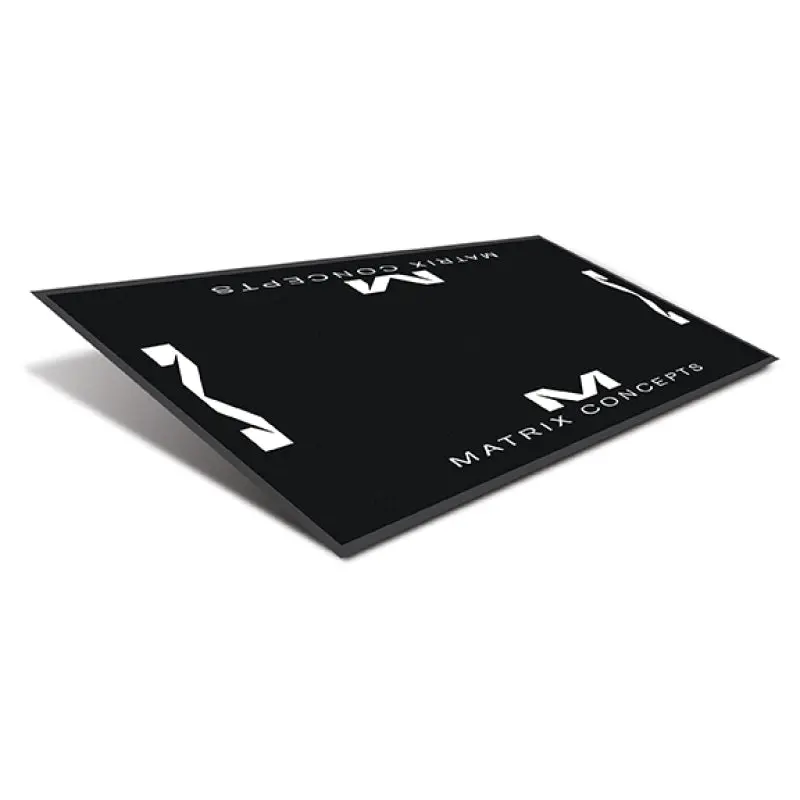 Matrix Concepts M20 Carpeted 2 Foot X 4 Foot Mat - Black/White 1