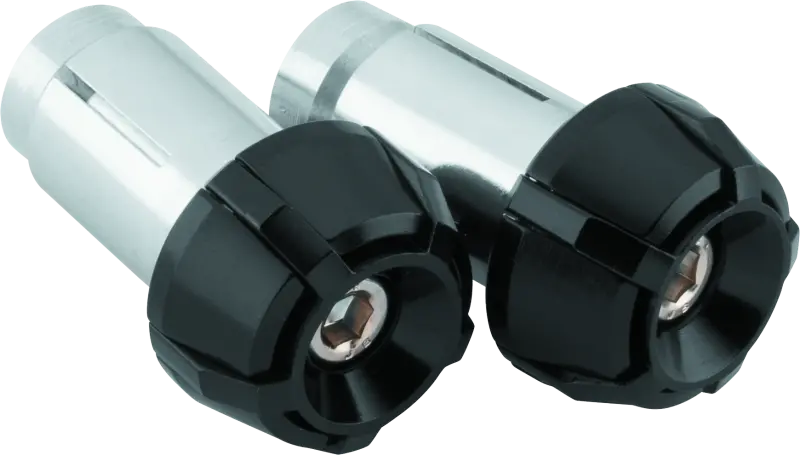 Bikemaster Anti-Vibration Bar Ends - Black/Black 1
