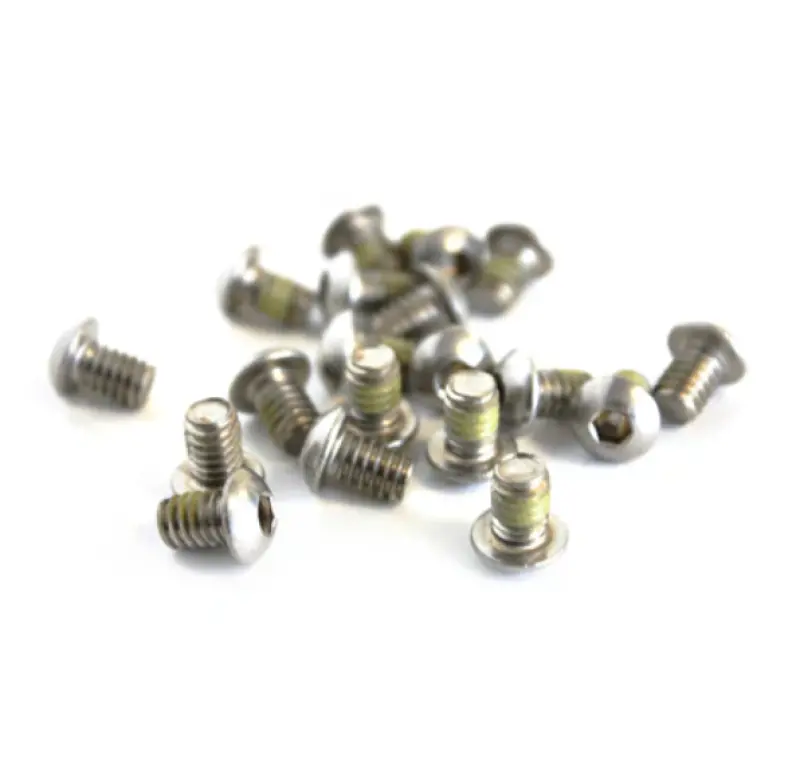 Big Gun 1/4X20 Base Plate Allen Screws (4 Pk) - Button Head (Silver) 1