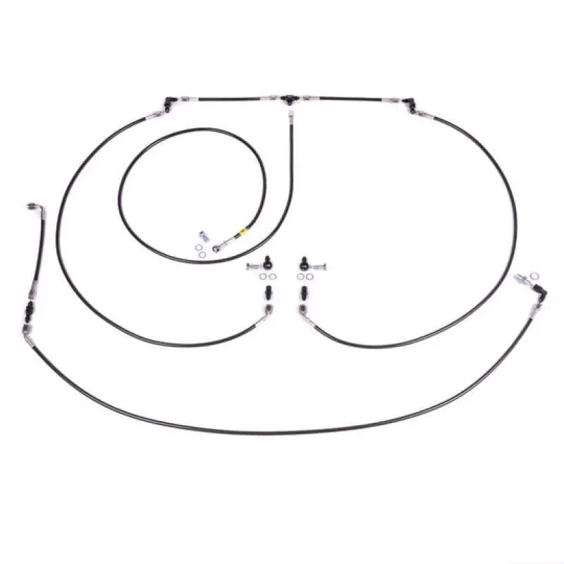 Chase Bays Chevrolet Corvette C5/C6 Inline/Passthru (W/Cb Relo) Abs Delete Hydro Handbrake Line Kit 1