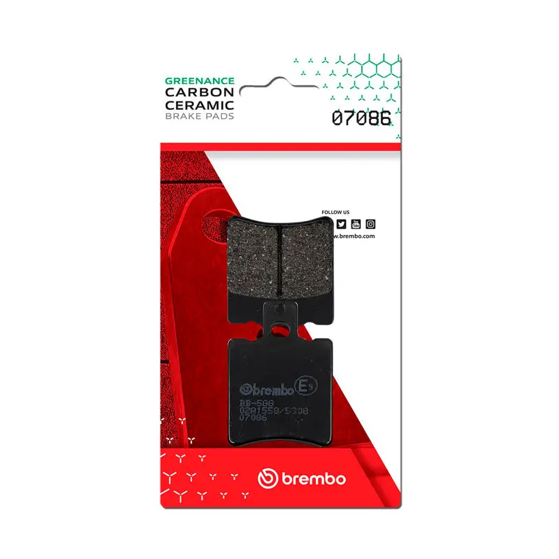 Brembo Oe Suzuki Ay/Yamaha Aerox/Yamaha Breeze/Yamaha Zest Carbon Ceramic Brake Pad - Front 1