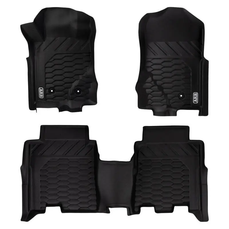 Arb 2021+ Ford Bronco Front & Rear Floor Mats - Black 1