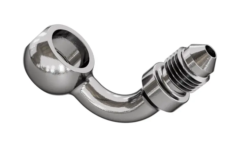 Goodridge 90 Deg Banjo Adaptor For 7/16 Bolt 1