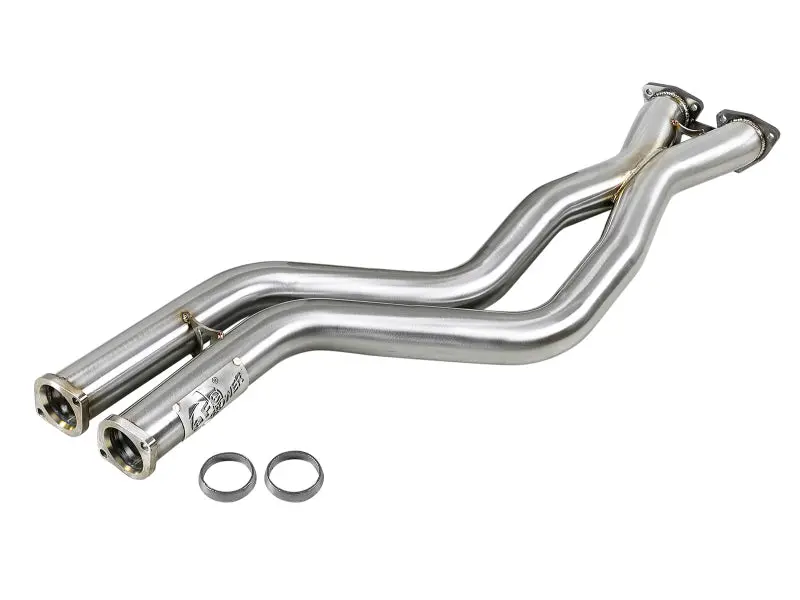 Afe Twisted Steel Hdr X-Pipe Ss-304 01-06 Bmw M3 3.2L S54 1