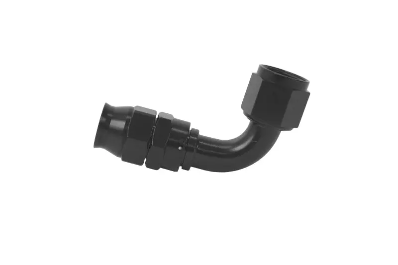 Aeromotive Ptfe Hose End - An-10 - 90 Deg - Black Anodized 1