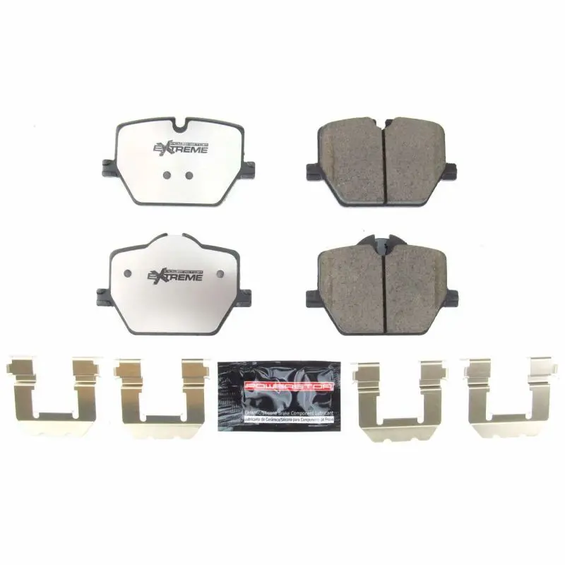 Power Stop 2019 Bmw 330I Rear Z26 Extreme Street Brake Pads W/Hardware 1