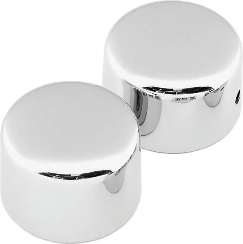 Bikers Choice 72-99 Flh/Flt / Softail / Wide Glide / 88-94 Fxr Chrome Front Axle Cap Set 1