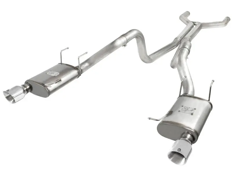 Afe Machforce Xp Cat-Back Exhaust 3In Ss W/ Polished Tips 11-14 Ford Mustang Gt V8 5.0L 1