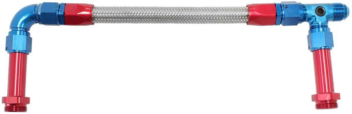 Af162-08 Carburetor Inlet Rail Kit — -8An Dominator-Compatible Fuel Distribution 1