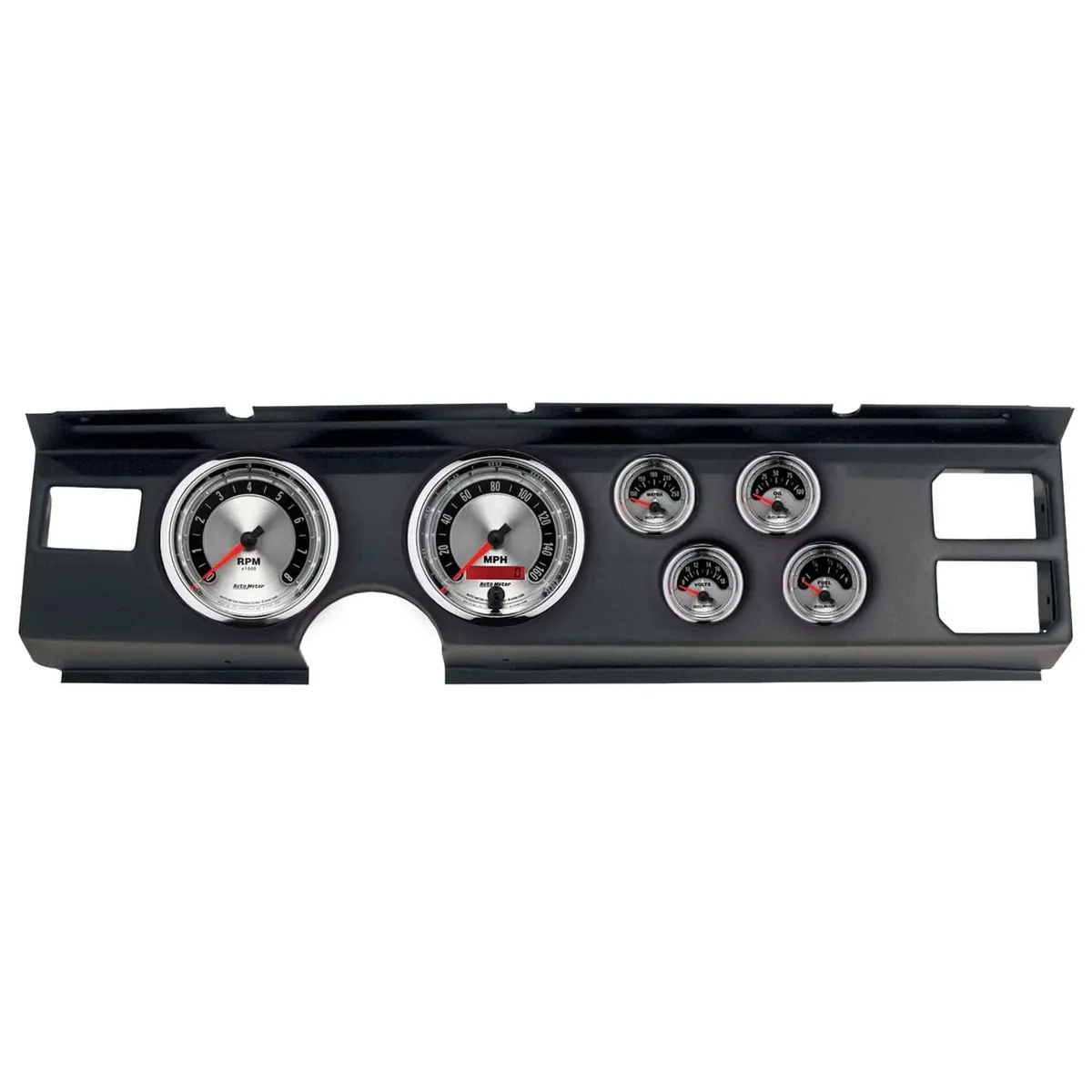 Autometer 2920-01 American Muscle Instrument Cluster – Retro-Style Gauges With Modern Electronics 1