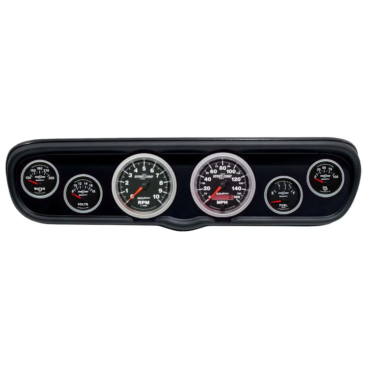Autometer Sport-Comp Ii Dual-Gauge Instrument Cluster Kit 1
