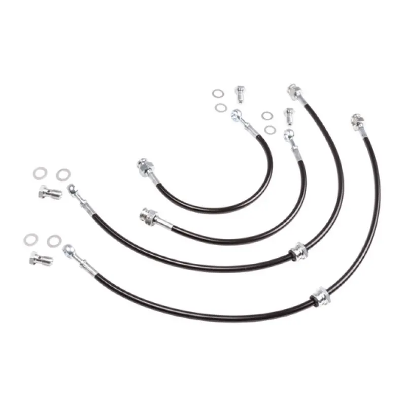 Chase Bays 95-02 Nissan 240Sx/Silvia S14/S15 Extended Caliper Brake Lines -  Front & Rear Lines 1
