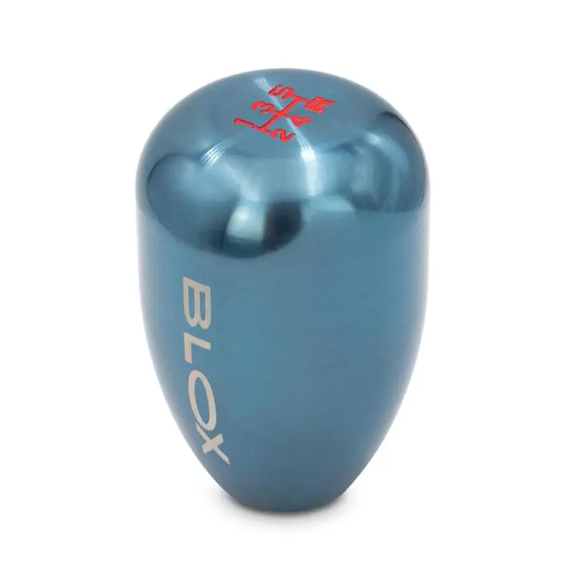 Blox Racing 6-Speed Billet Shift Knob - Torch Blue 10X1.25Mm 1
