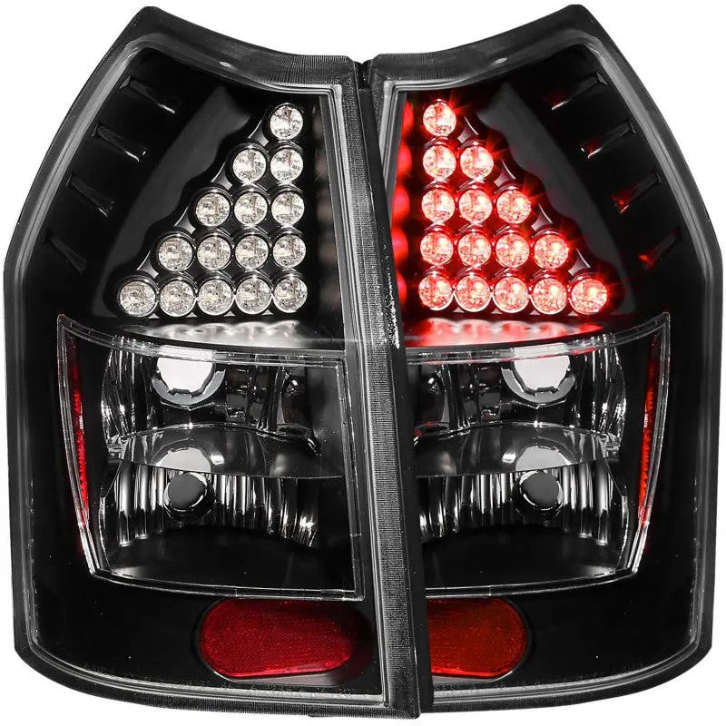 Anzo 2005-2008 Dodge Magnum Led Taillights Black 1