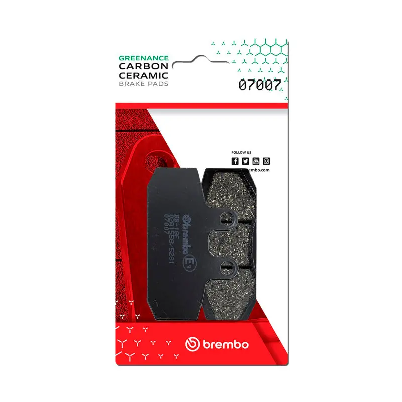 Brembo Oe Honda Sj Carbon Ceramic Brake Pad - Front 1