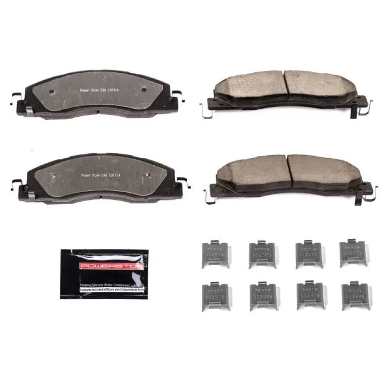 Power Stop 09-10 Dodge Ram 2500 Front Z36 Truck & Tow Brake Pads W/Hardware 1