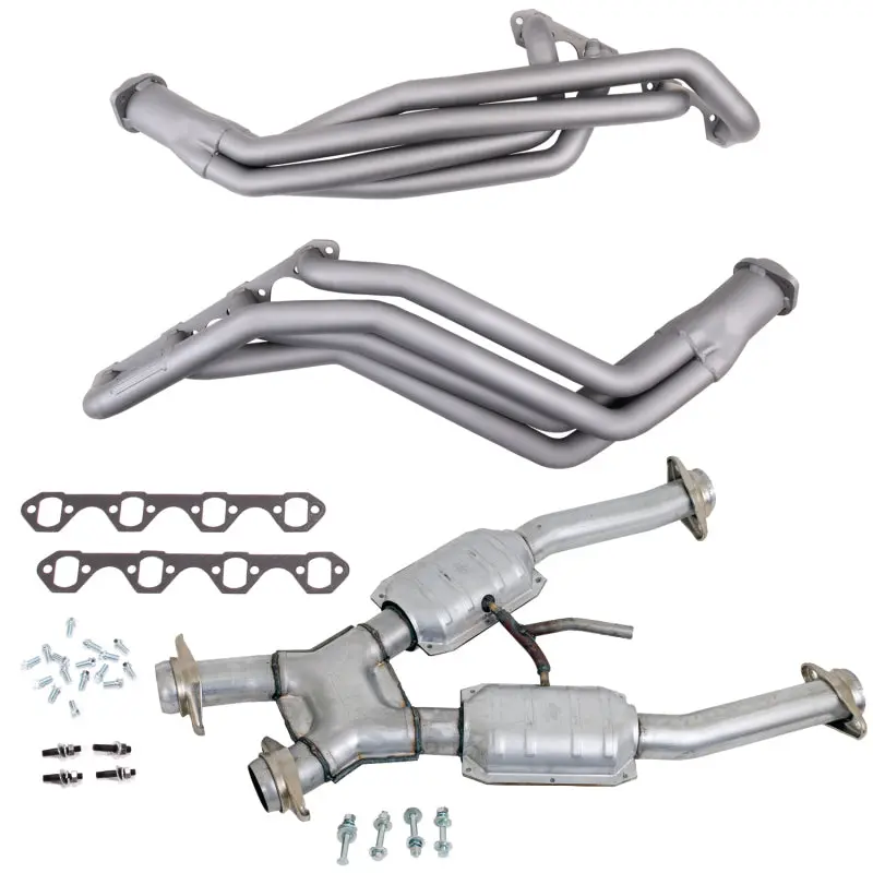 Bbk 94-95 Ford Mustang 5.0L Manual Trans 1-5/8 Long Tube Headers W/Catted X-Pipe (Ti Ceramic) 1