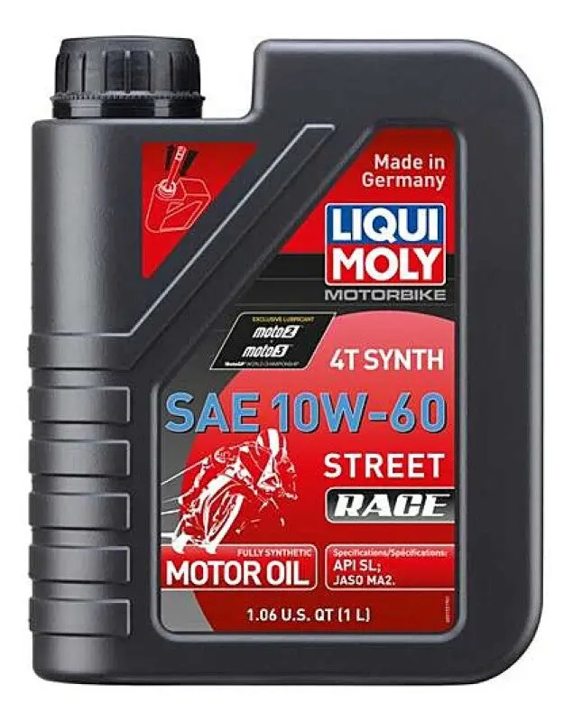 Liqui Moly 1L Motorbike 4T Synth Sae 10W60 Street Race 2