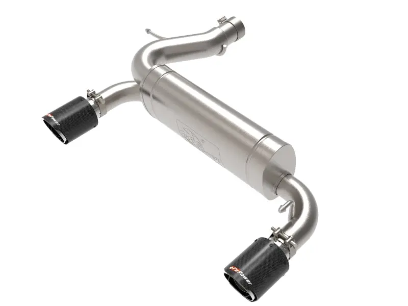 Afe Vulcan 3In 304 Ss Axle-Back Exhaust 2021 Ford Bronco L4-2.3L (T)/V6-2.7L (Tt) W/ Carbon Tips 1