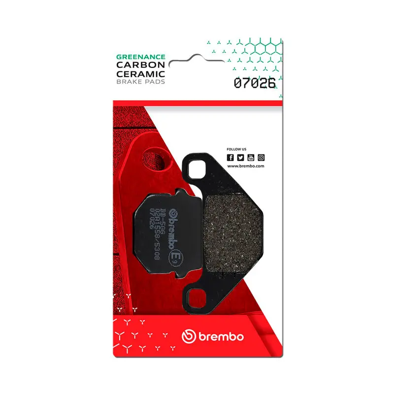 Brembo Oe Peugeot Speedfight/Peugeot Squab/Peugeot Trekker Carbon Ceramic Brake Pad - Front 1