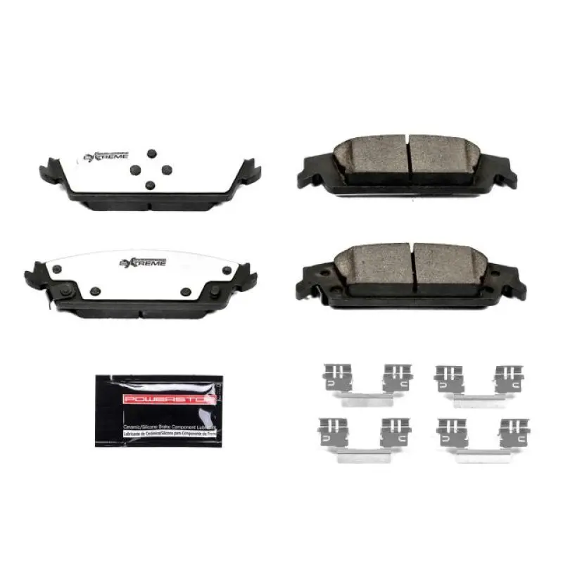 Power Stop 15-19 Cadillac Escalade Rear Z36 Truck & Tow Brake Pads W/Hardware 1