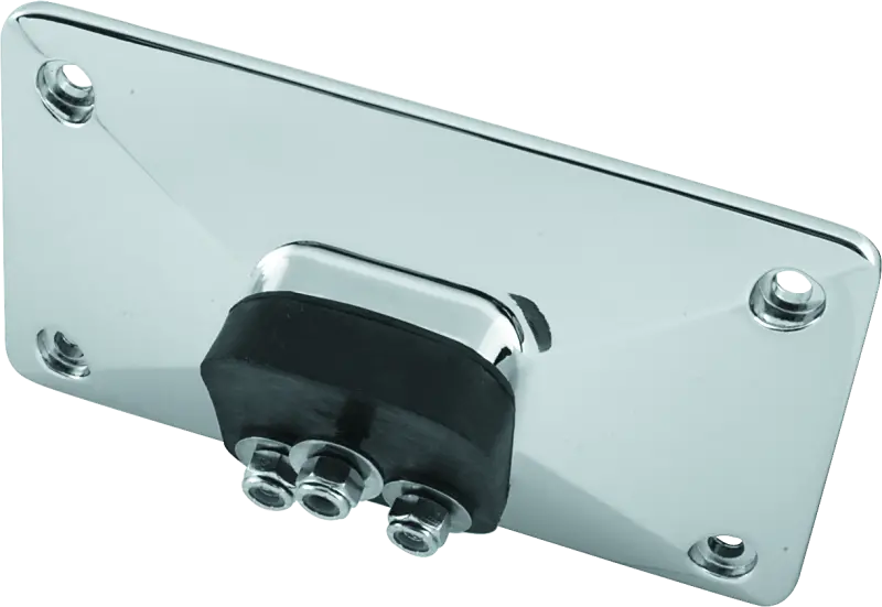 Bikers Choice 55-Up Chrome Custom Pyramid License Plate Bracket 3 Bolt Style 1