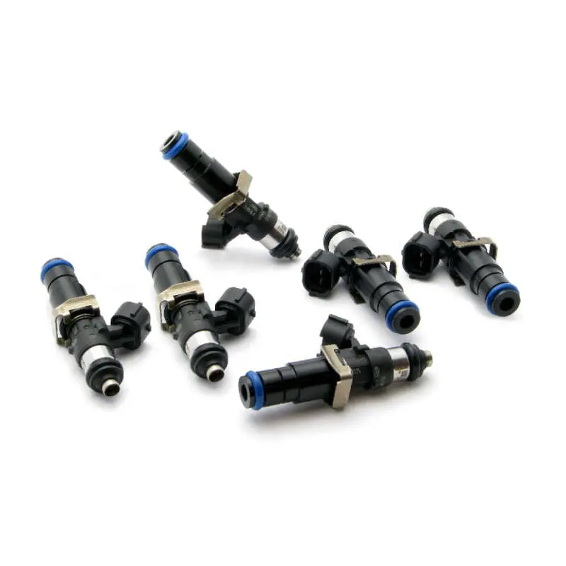 Deatschwerks Set Of 6 High Impedance 2400Cc Injectors For Toyota Supra Tt 93-98 Top Feed Conversion 1